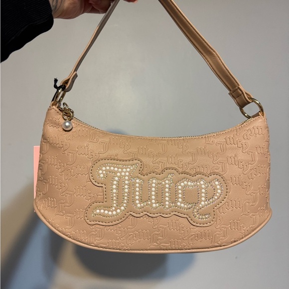Juicy Couture Handbags - Juicy Couture Tan Shoulder Bag cafe NWT brown rare